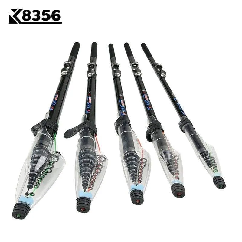 2.7m 3.6M 4.5M 5.4M 3.0M 6.3M Spinning Fishing Rod M Power Telescopic Rock Carp Feeder Surf