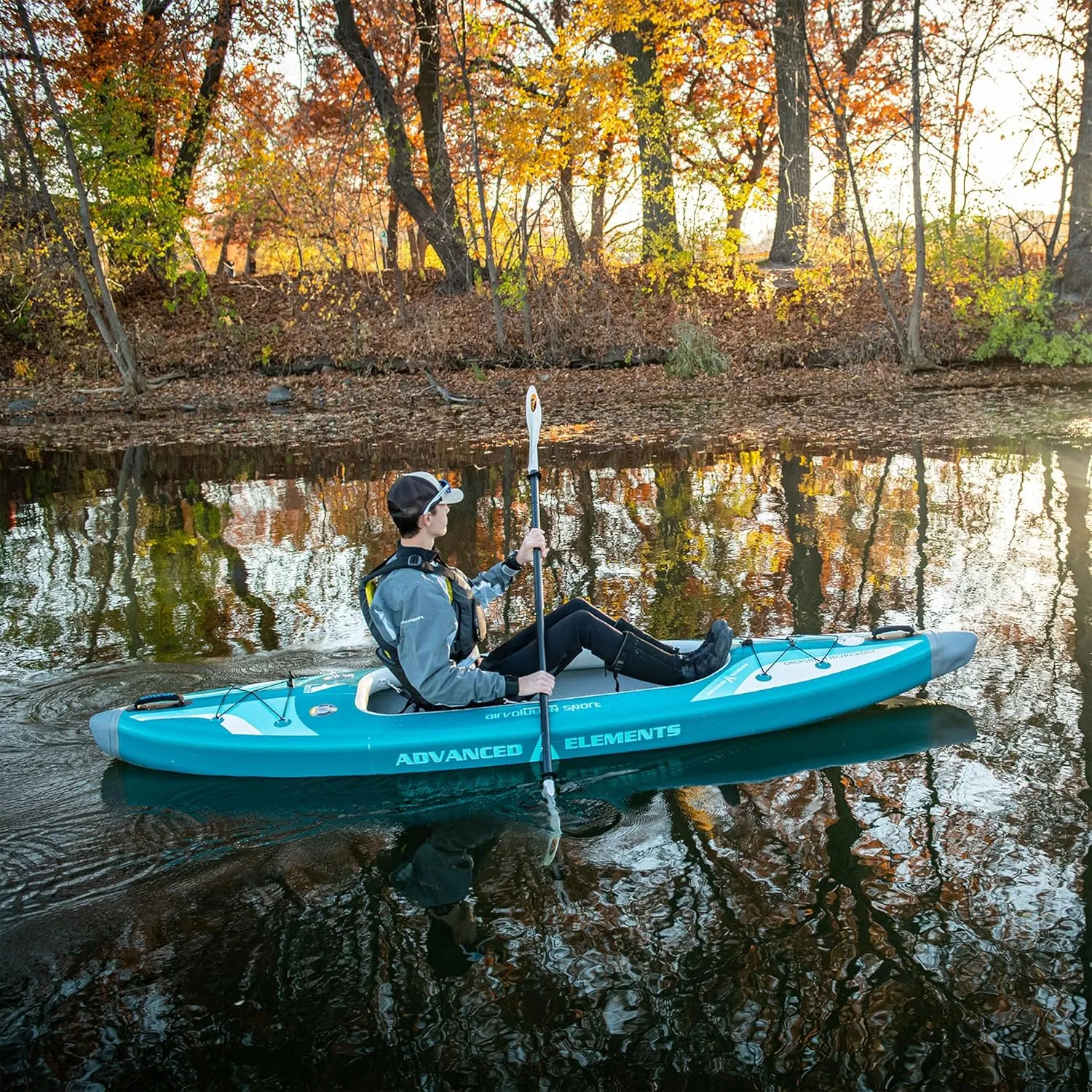 Advanced Elements - AirVolution Inflatable Kayak, with Roller Bag and Pump