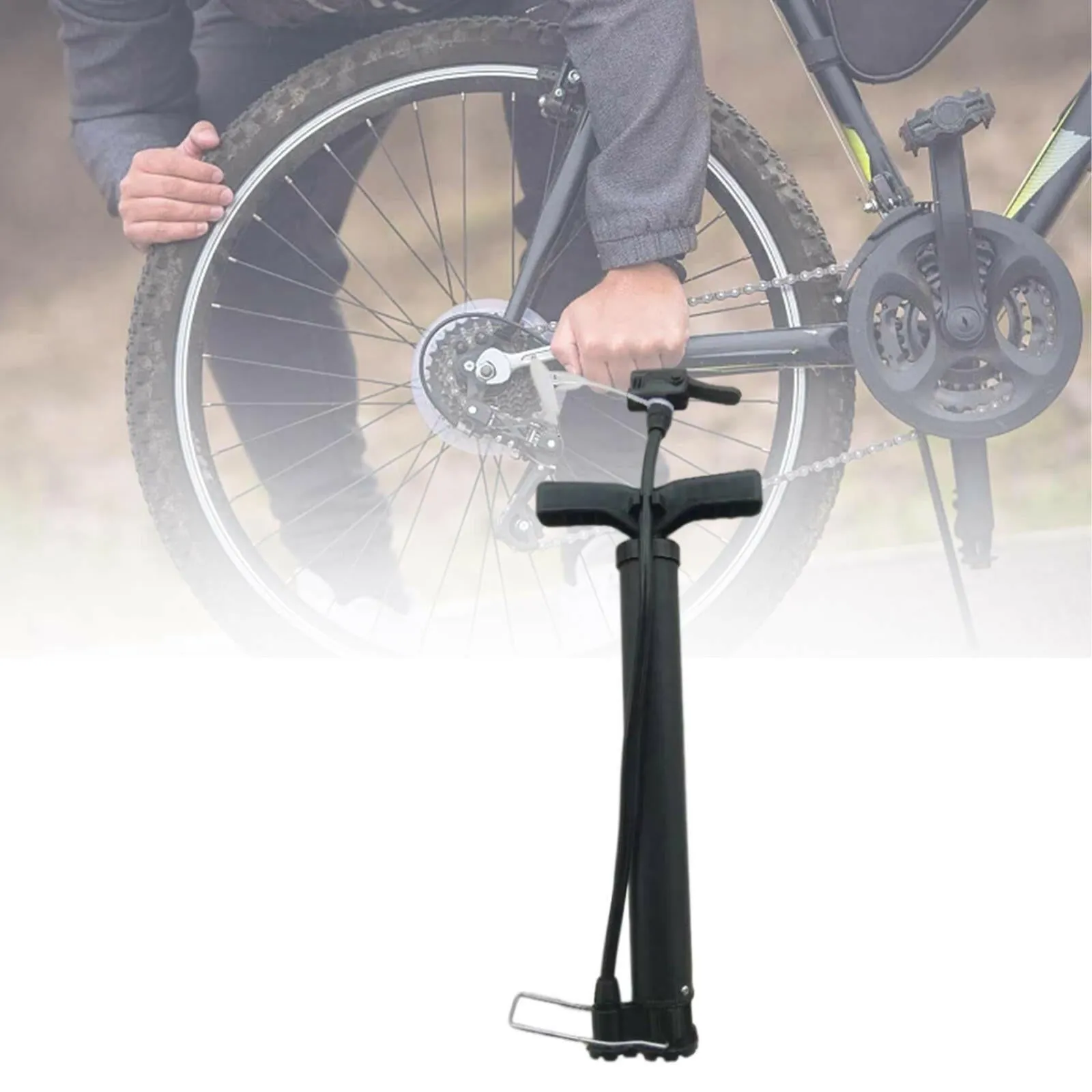 Bike Tire Pump Bicycle Pumps Lightweight Air Inflator High Pressure Air Pump