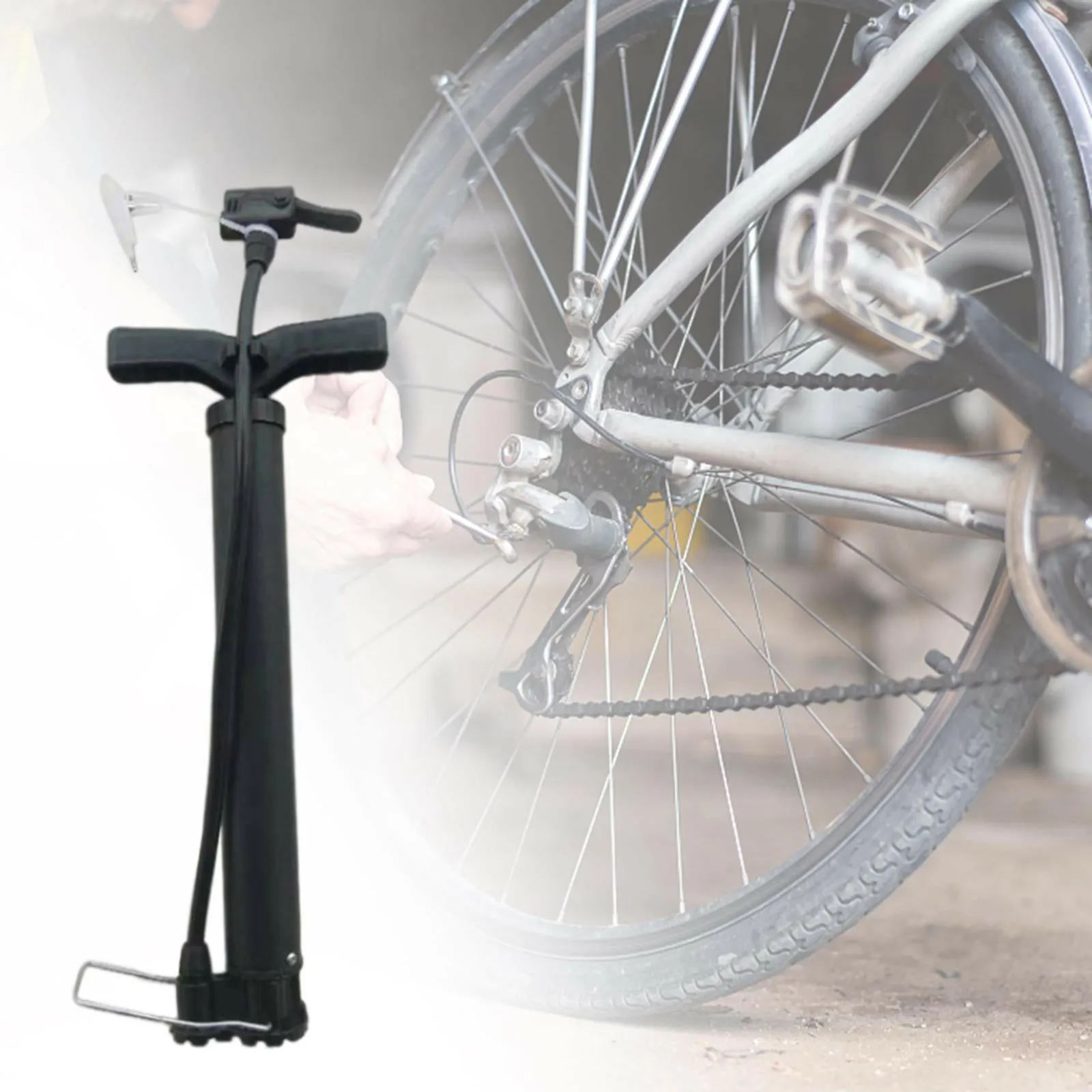 Bike Tire Pump Bicycle Pumps Lightweight Air Inflator High Pressure Air Pump
