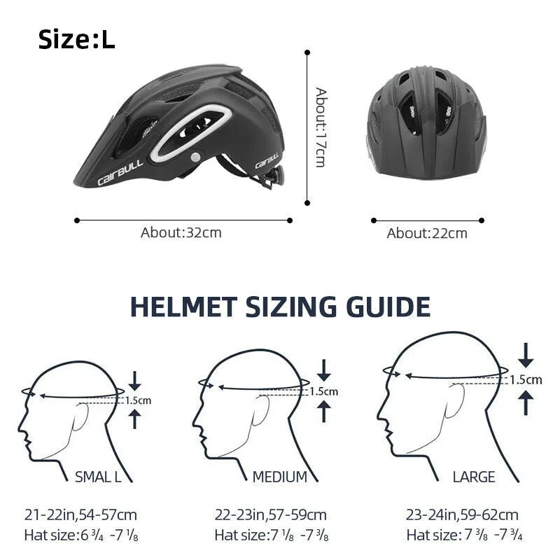CAIRBULL ALLTRACK MTB Mountain Bike Helmet Downhill Dirt Off Adults Men Women Cycling Helmet Ultraglight Bicycle Accessories.