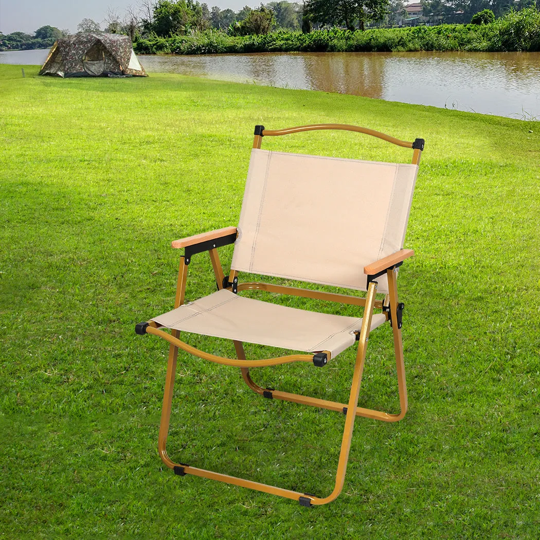 Camping Chair Folding Outdoor Portable Foldable Set of 4 Beach Picnic Chairs