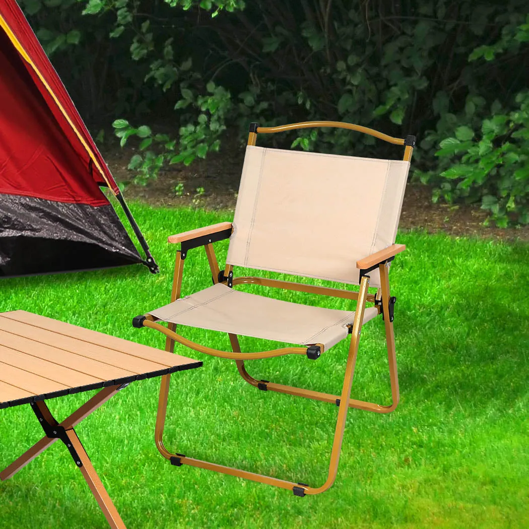 Camping Chair Folding Outdoor Portable Foldable Set of 4 Beach Picnic Chairs