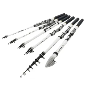 Carbon Fiber Telescopic Fishing Rod, Fast Action, Lightweight, Versatile for Ocean, Lake, River, and Stream Fishing, Available in Multiple Lengths