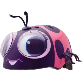 C.Preme Raskullz Toddler Safety Helmet - 3 Plus - Googly Lady Bug-Pink