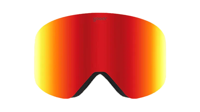 Goodr Snow Gs Polarized Performance Sunglasses – No-Slip, No-Bounce, UV400 Protection for Snow Sports & Winter Adventures
