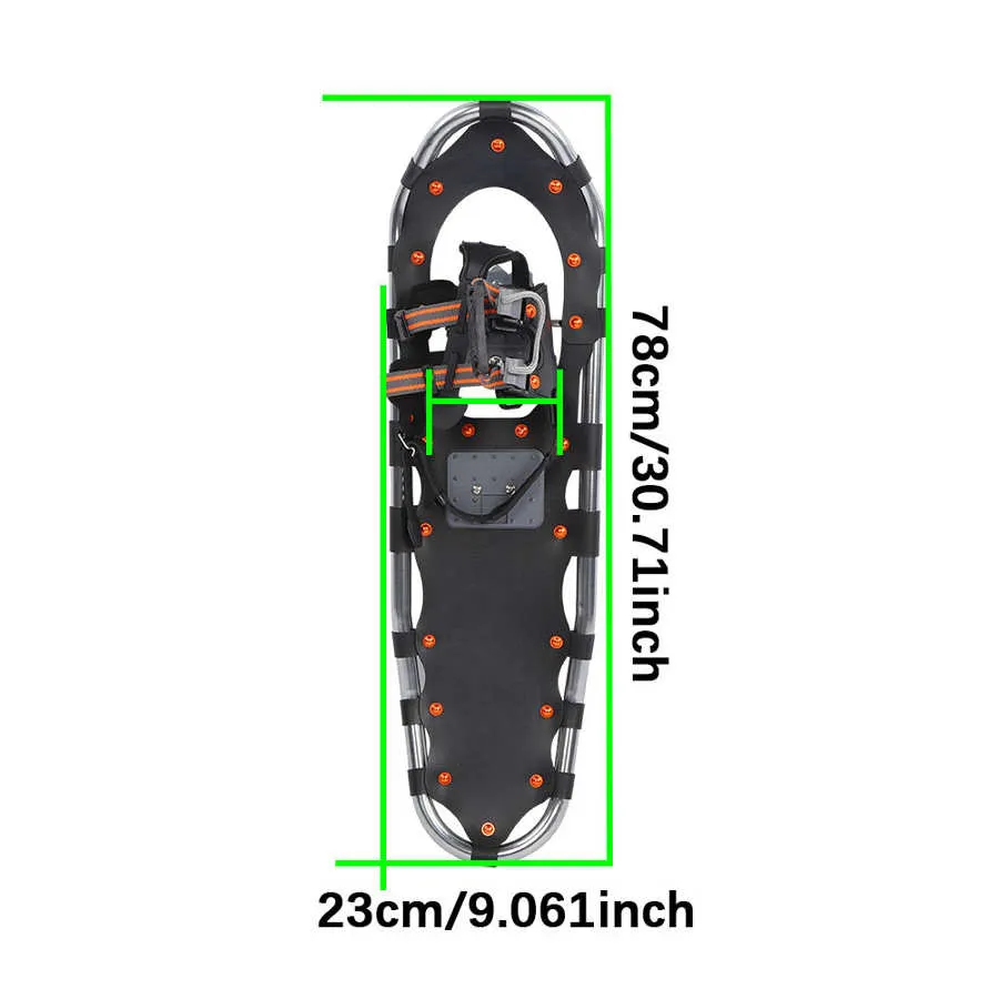 Heavy Duty Lightweight Unisex Winter Snowshoes 30 in