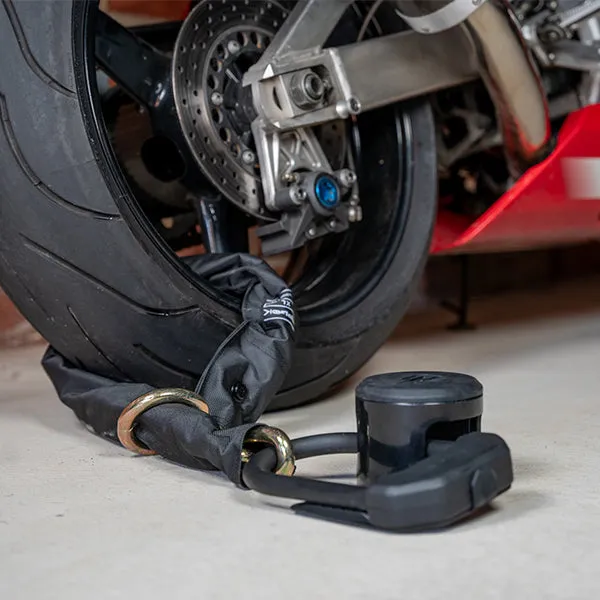 HIPLOK DXXL ALL BLACK - Maximum Security Loop Chain   D Lock