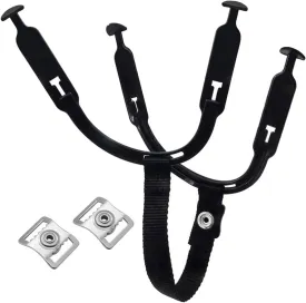 Ice Hockey Helmet Chin Strap, Replacement, with Chin Fastener, Universal Removable,Hockey Ear Belt Loops,Repairing Kit