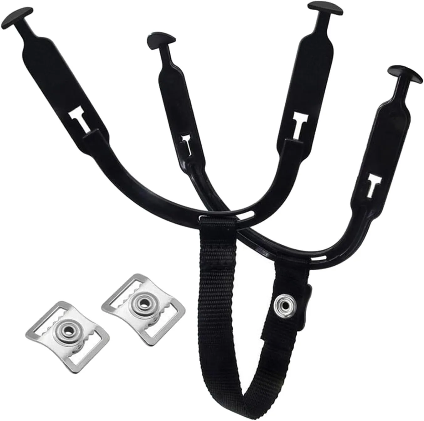 Ice Hockey Helmet Chin Strap, Replacement, with Chin Fastener, Universal Removable,Hockey Ear Belt Loops,Repairing Kit