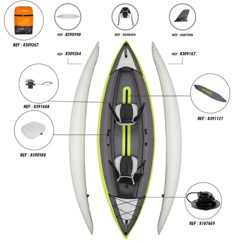 Inflatable Kayak with Pump