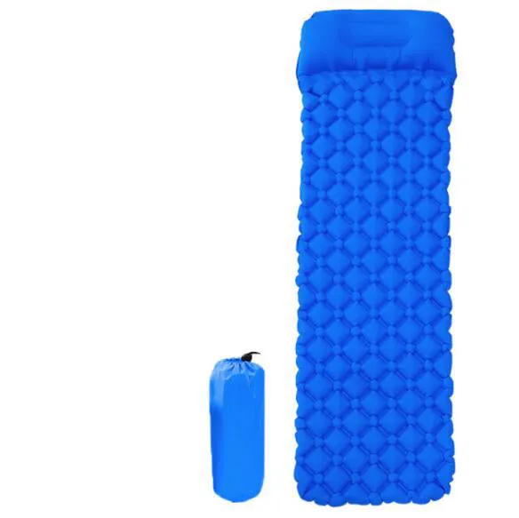 Inflatable Waterproof Camping Pad Cushion Lightweight Fast Deflation