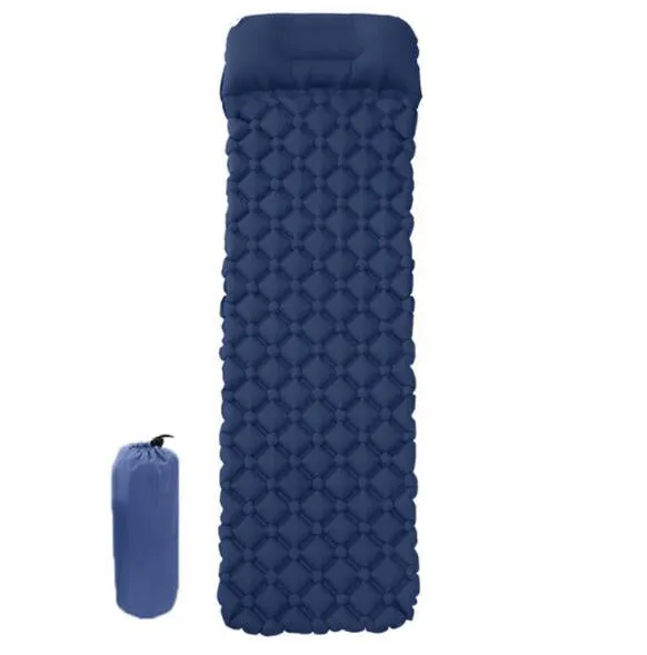 Inflatable Waterproof Camping Pad Cushion Lightweight Fast Deflation
