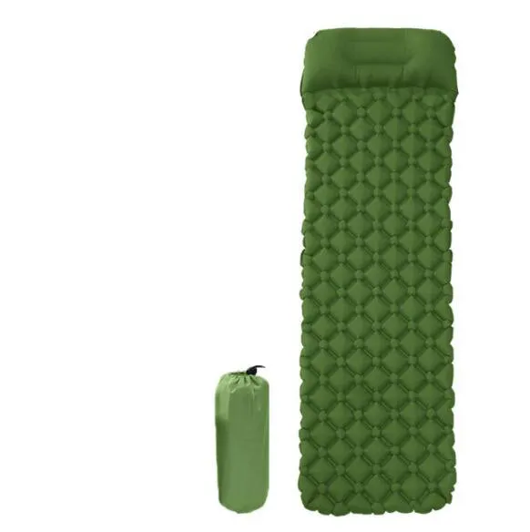 Inflatable Waterproof Camping Pad Cushion Lightweight Fast Deflation