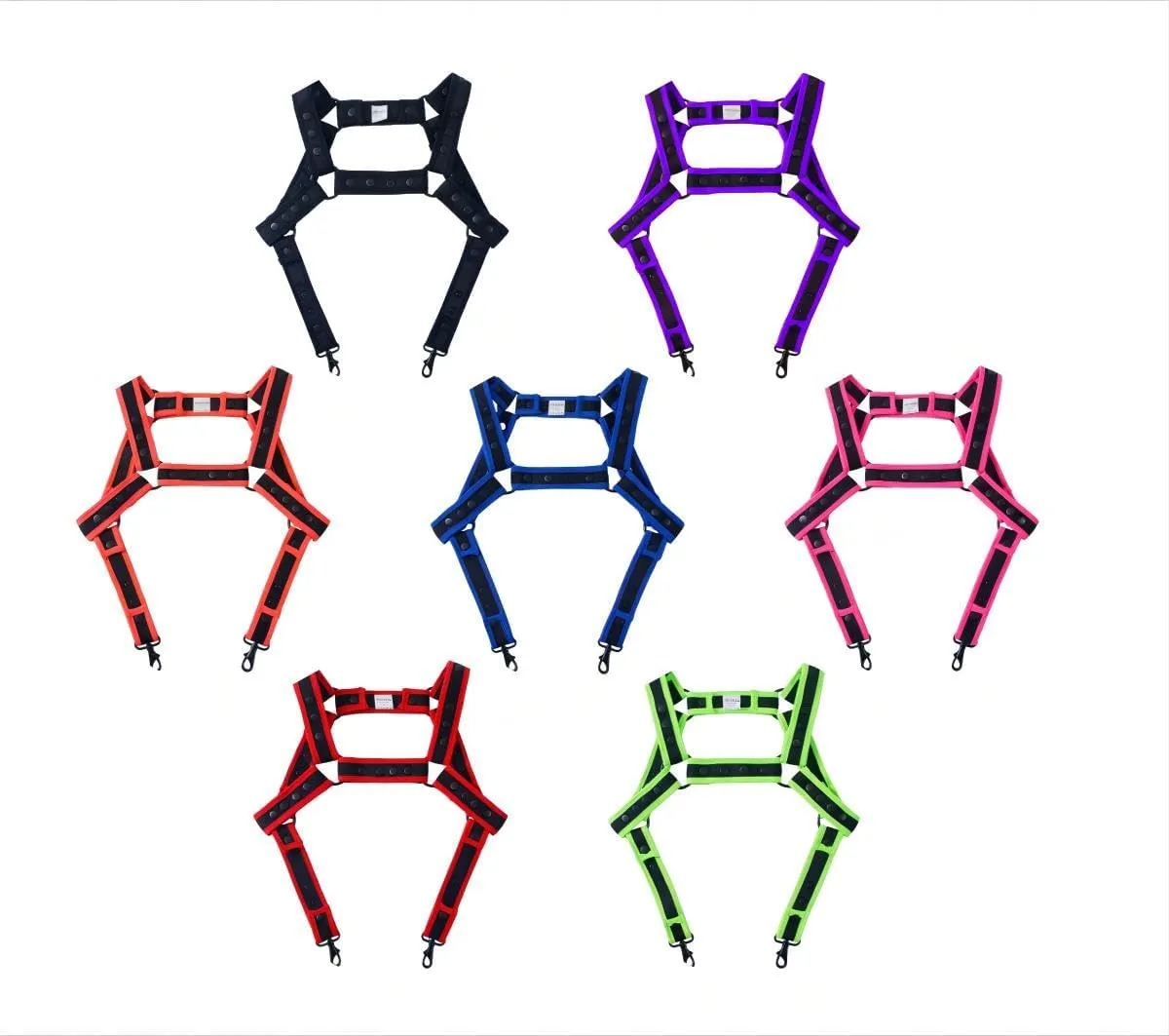 JOCKMAIL Men's Body Chest Harness Adjustable Elastic Waistband Sexy Underwear Halter Belt for Men