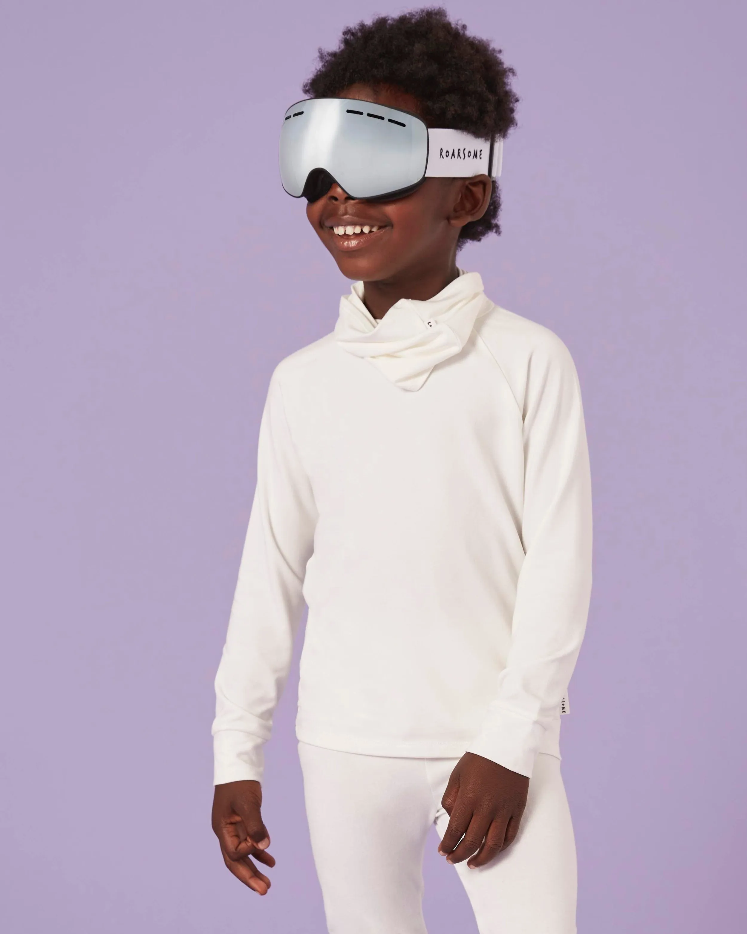 Kids Ski Goggles - Silver