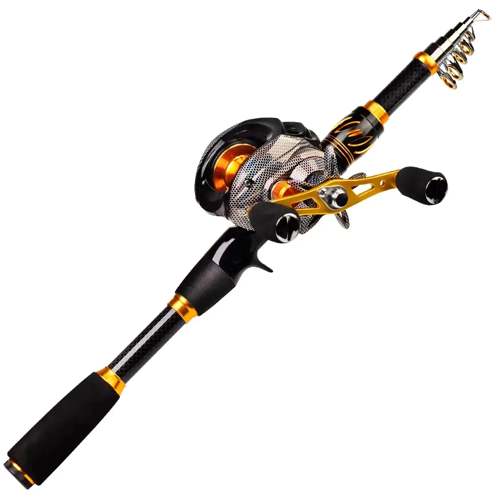 Lureswholesale® Baitcasting Reel and Rod Combo Kits