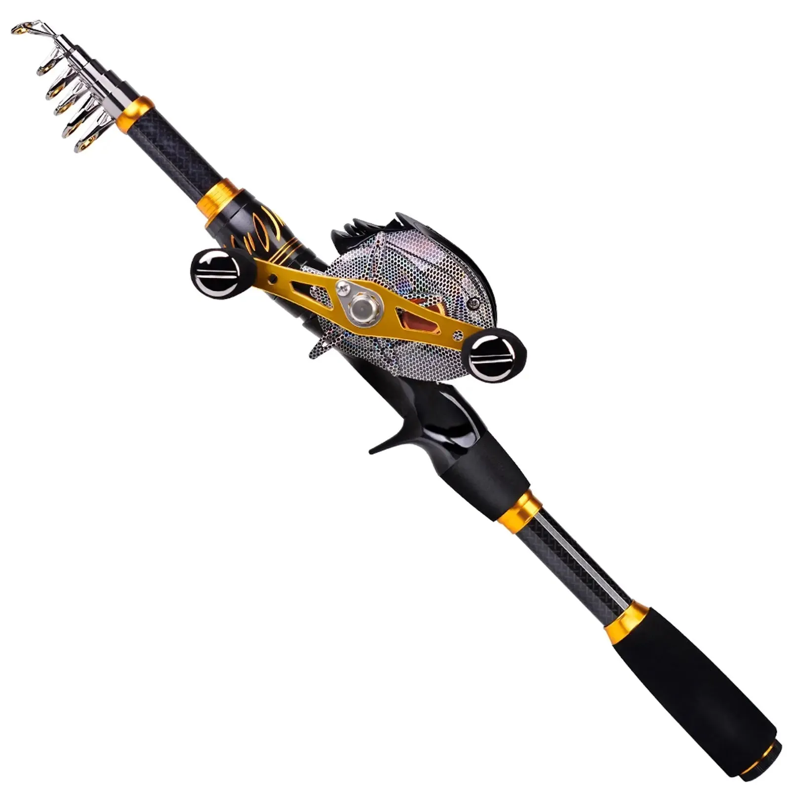 Lureswholesale® Baitcasting Reel and Rod Combo Kits