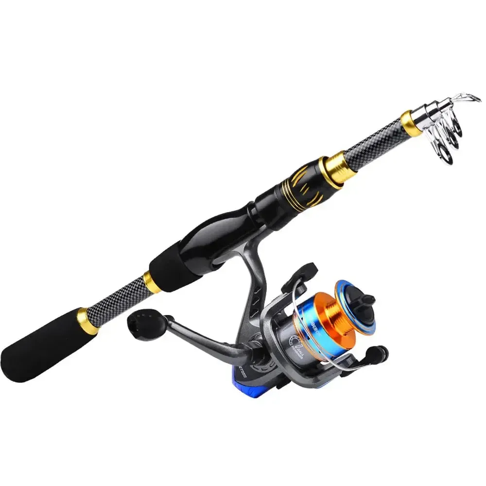 Lureswholesale®  Fishing Reel and Rod Combo Kit