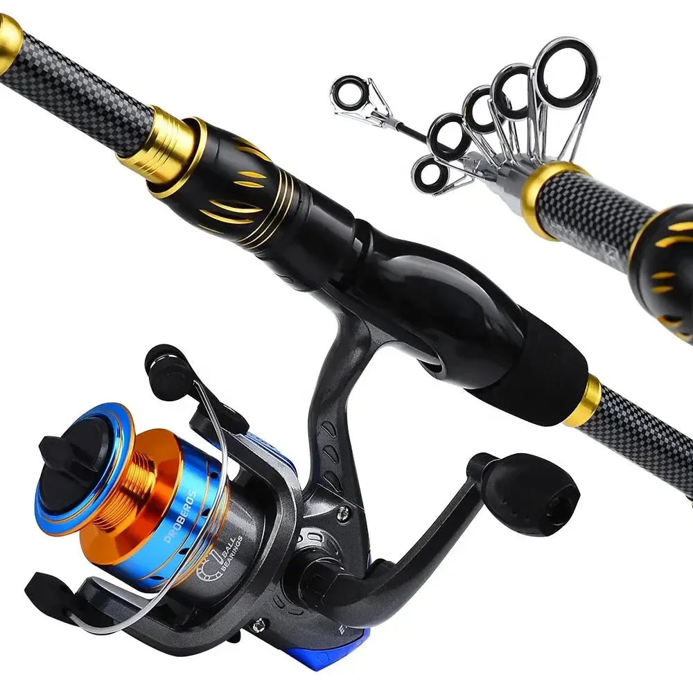 Lureswholesale®  Fishing Reel and Rod Combo Kit