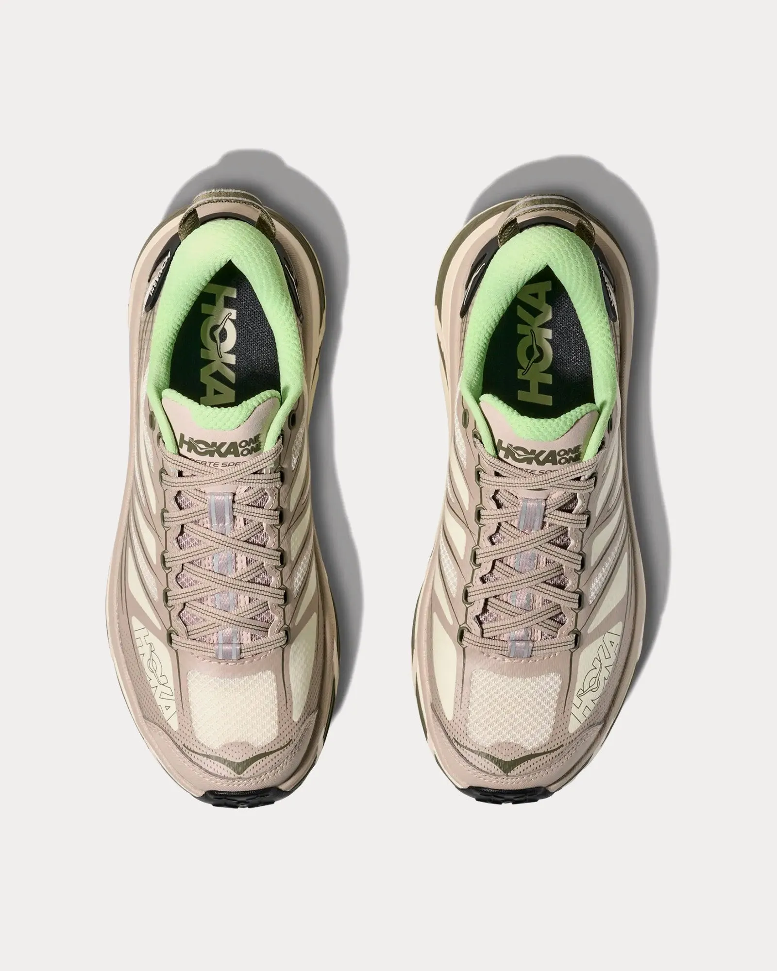 Mafate Speed 2 Putty / Eucalyptus Running Shoes