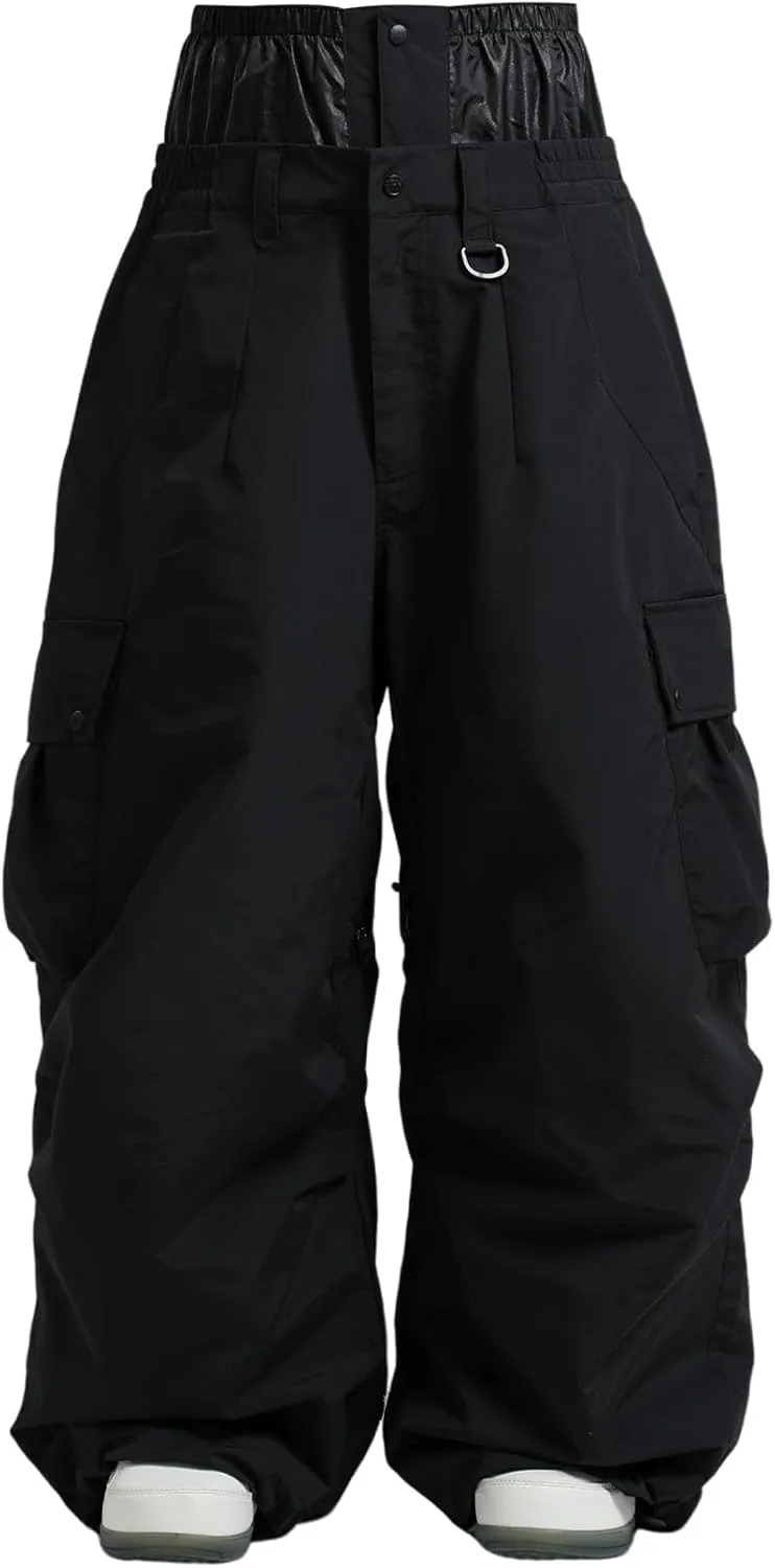 Men Women Snowboard Pants Snow Super Baggy Insulated Winterproof Waterproof Loose Ski Pants Outdoor