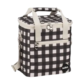 Mini Cooler - Black Check