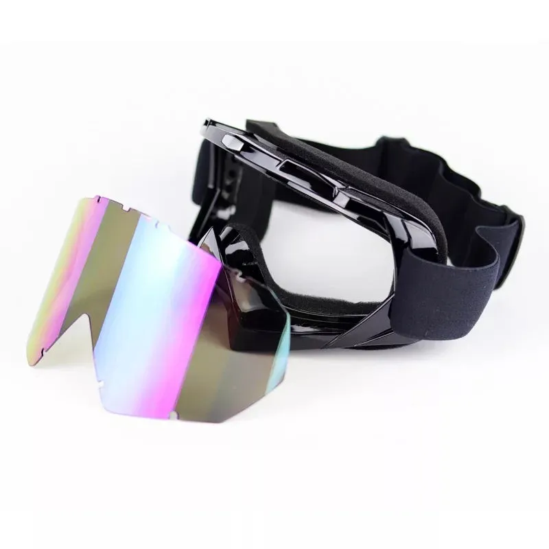 Motorcycle Ski Goggles Motocross Bike Eyewear Glasses Windproof Outdoor Sports