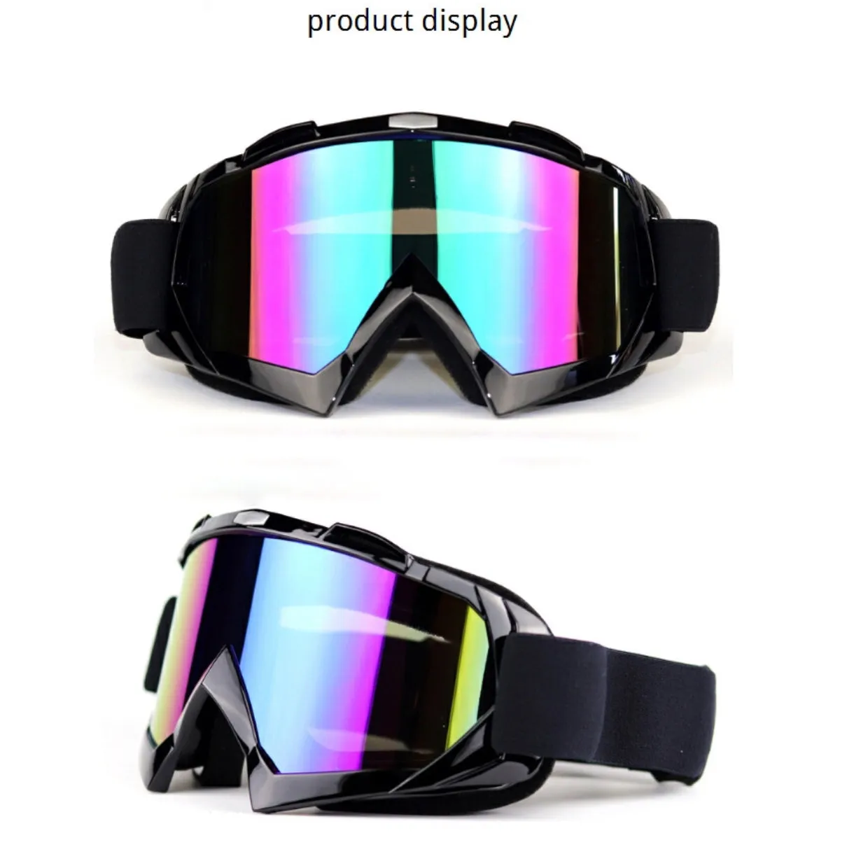 Motorcycle Ski Goggles Motocross Bike Eyewear Glasses Windproof Outdoor Sports