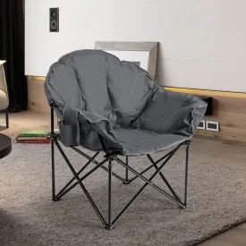 NNECW Foldable Lightweight Camping Cushioned Chair