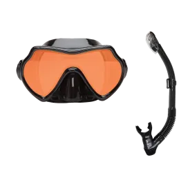 OceanWays SeeSharp Dry Mask & Snorkel Combo