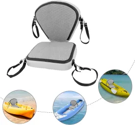 Paddle Board Seat, Portable Thicken Kayak Seat Adjustable Kayak Seats with Back Support Kayak Replacement Seat Inflatable Kayak Seat for Kayaking Canoeing Drifting Rafting Fishing