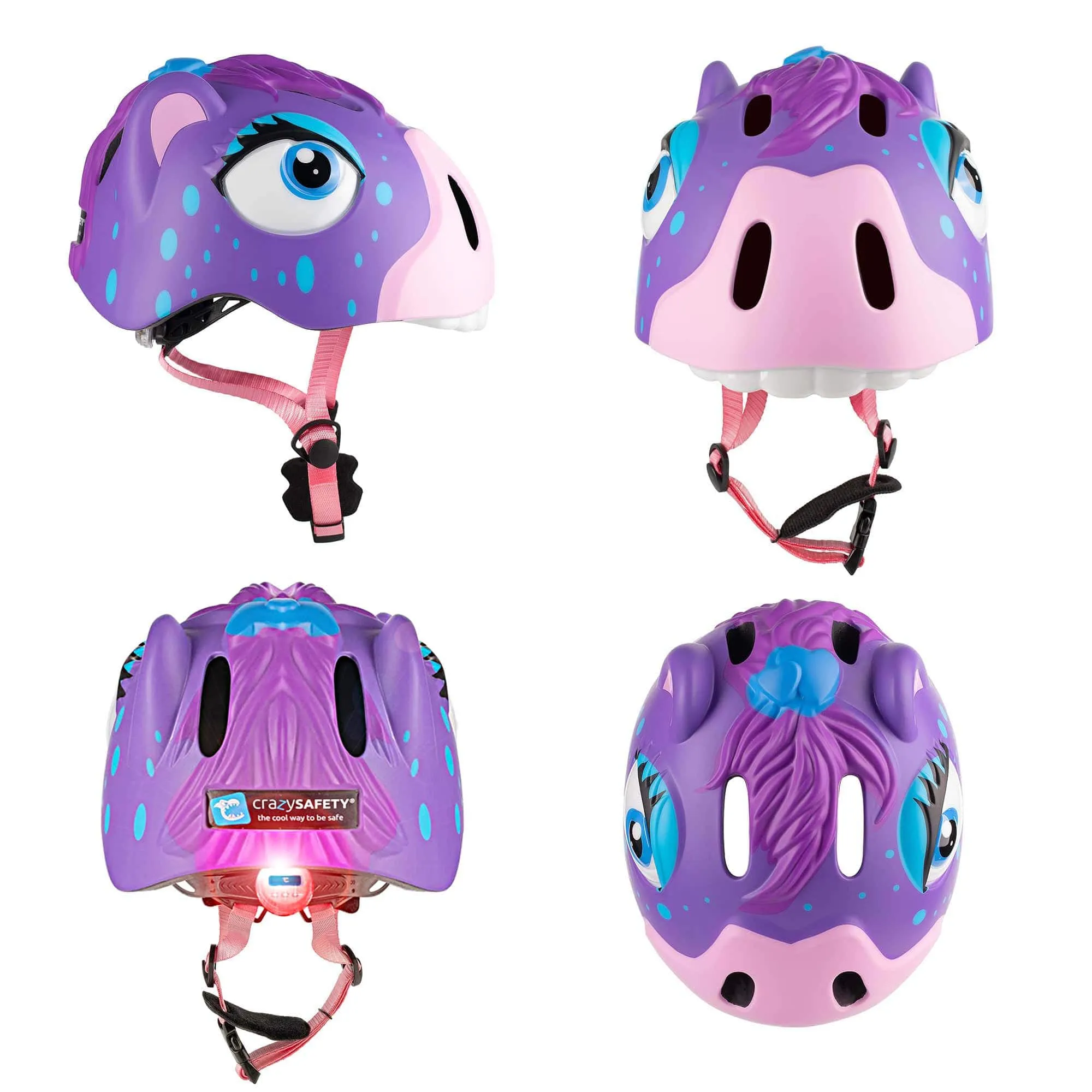 Pony bicycle helmet