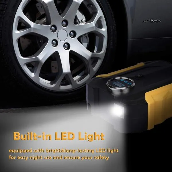 Portable Air Compressor Pump Tire Inflator