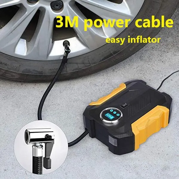 Portable Air Compressor Pump Tire Inflator