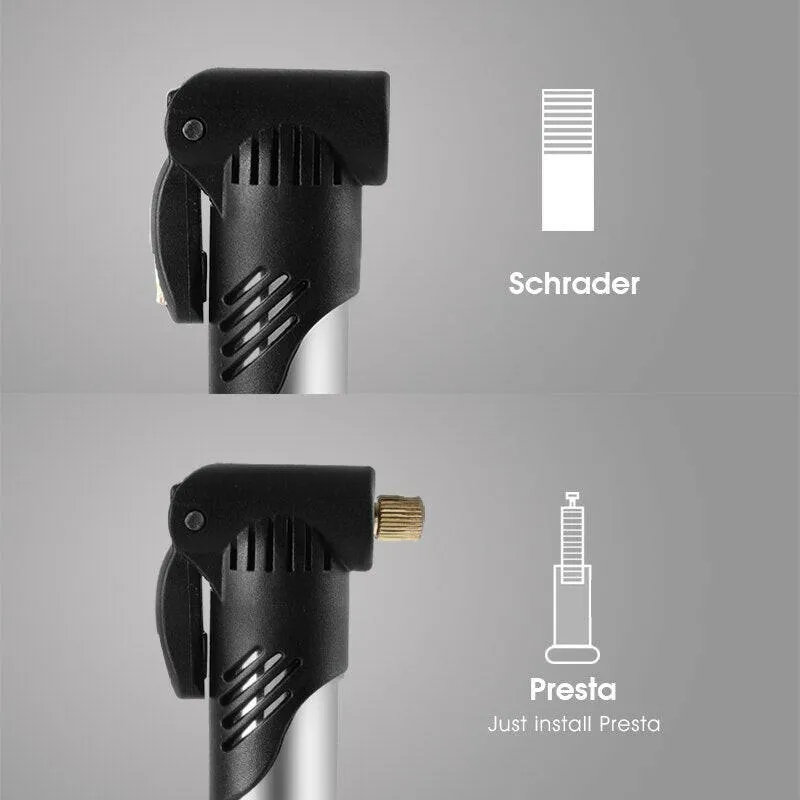 Portable Mini Bicycle Pump Cycling Hand Air Pump Ball Tire Inflator Schrader Presta Valve MTB Road Bike Accessories