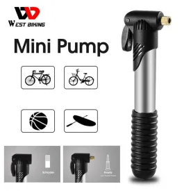 Portable Mini Bicycle Pump Cycling Hand Air Pump Ball Tire Inflator Schrader Presta Valve MTB Road Bike Accessories