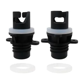 Premium 2Pcs Electric Pump for Halkey-Roberts (HR) Valve Adapter for Electric Paddle Board Pump, Sup Pump Adaptor with 3 Gaskets