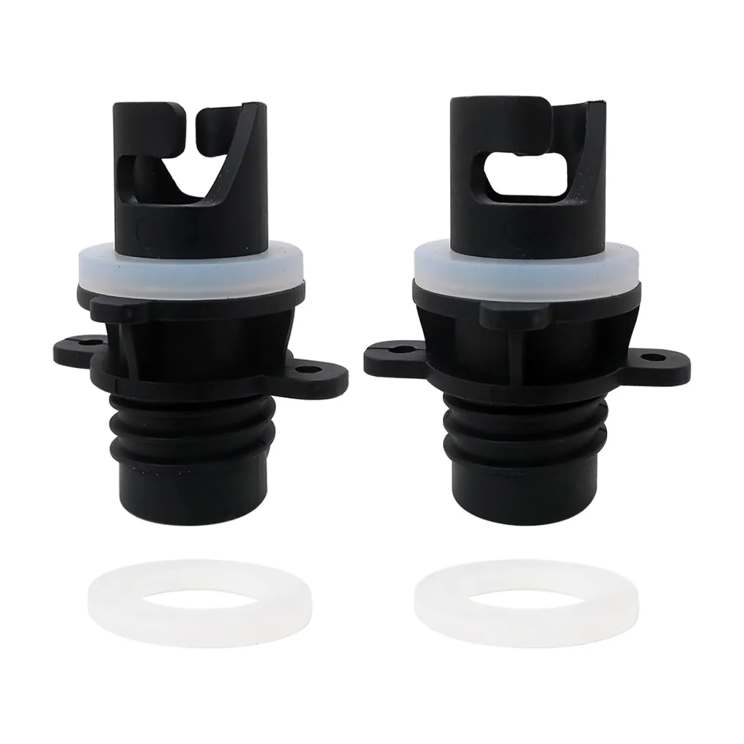 Premium 2Pcs Electric Pump for Halkey-Roberts (HR) Valve Adapter for Electric Paddle Board Pump, Sup Pump Adaptor with 3 Gaskets