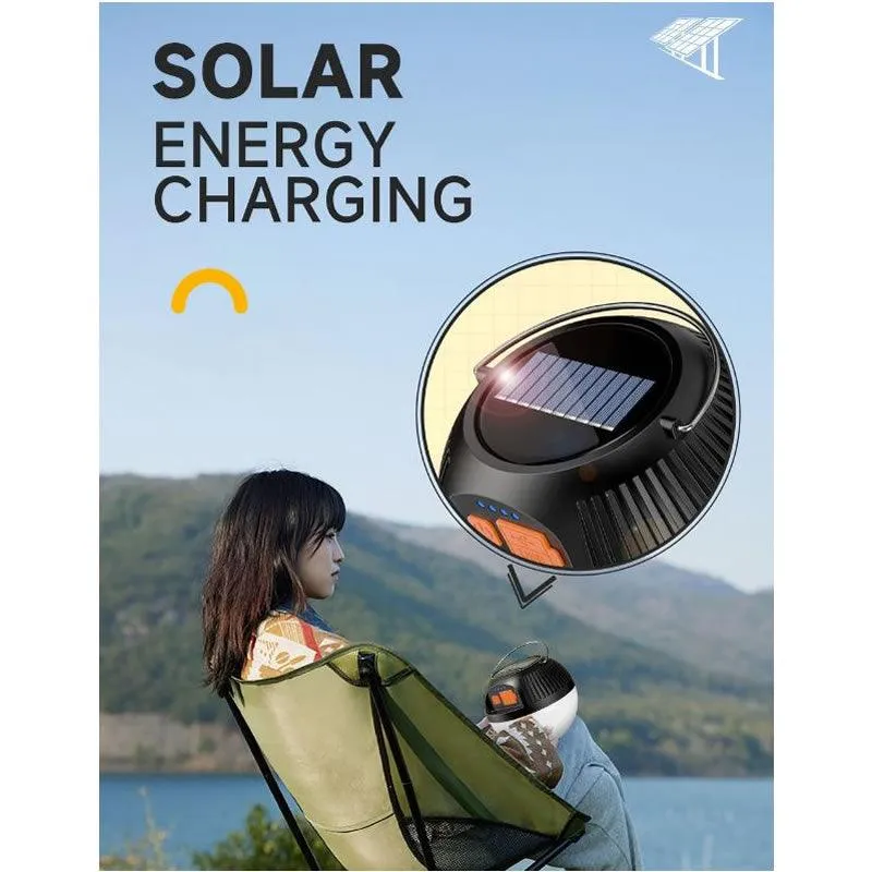 Rechargeable Solar Light Fa-Hk999 Black