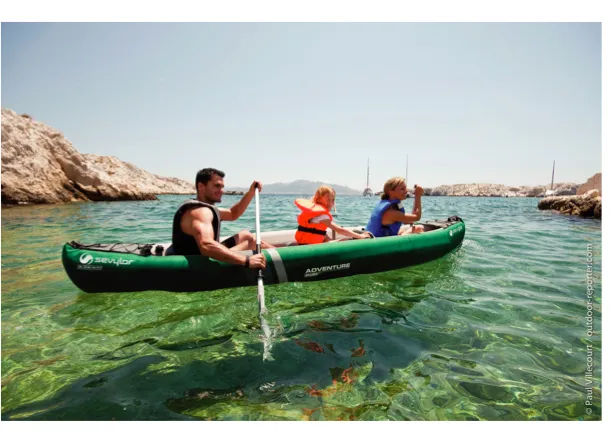 Sevylor Adventure Plus Inflatable Kayak - 2   1 Person with Bravo Paddles & Pump  & 2 x Baltic Canoe Buoyancy Aids - New 2023 Model - In Stock