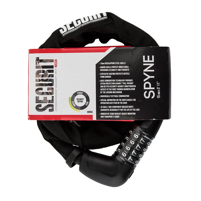 Spyne Armor Combo Lock - 15mm x 120 cm