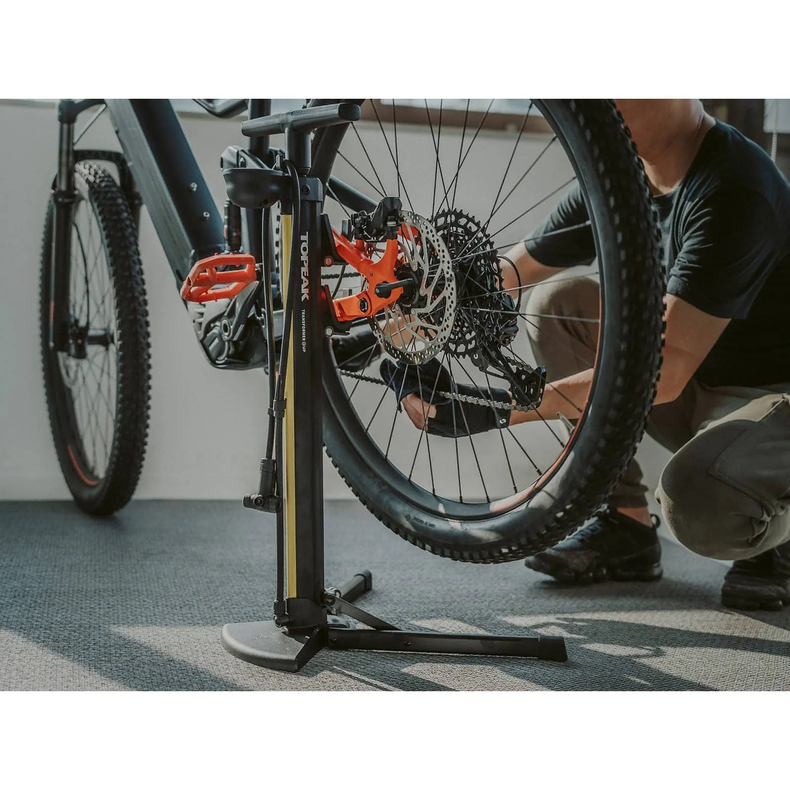 Topeak Transformer eUP Bike Stand/Floor Pump