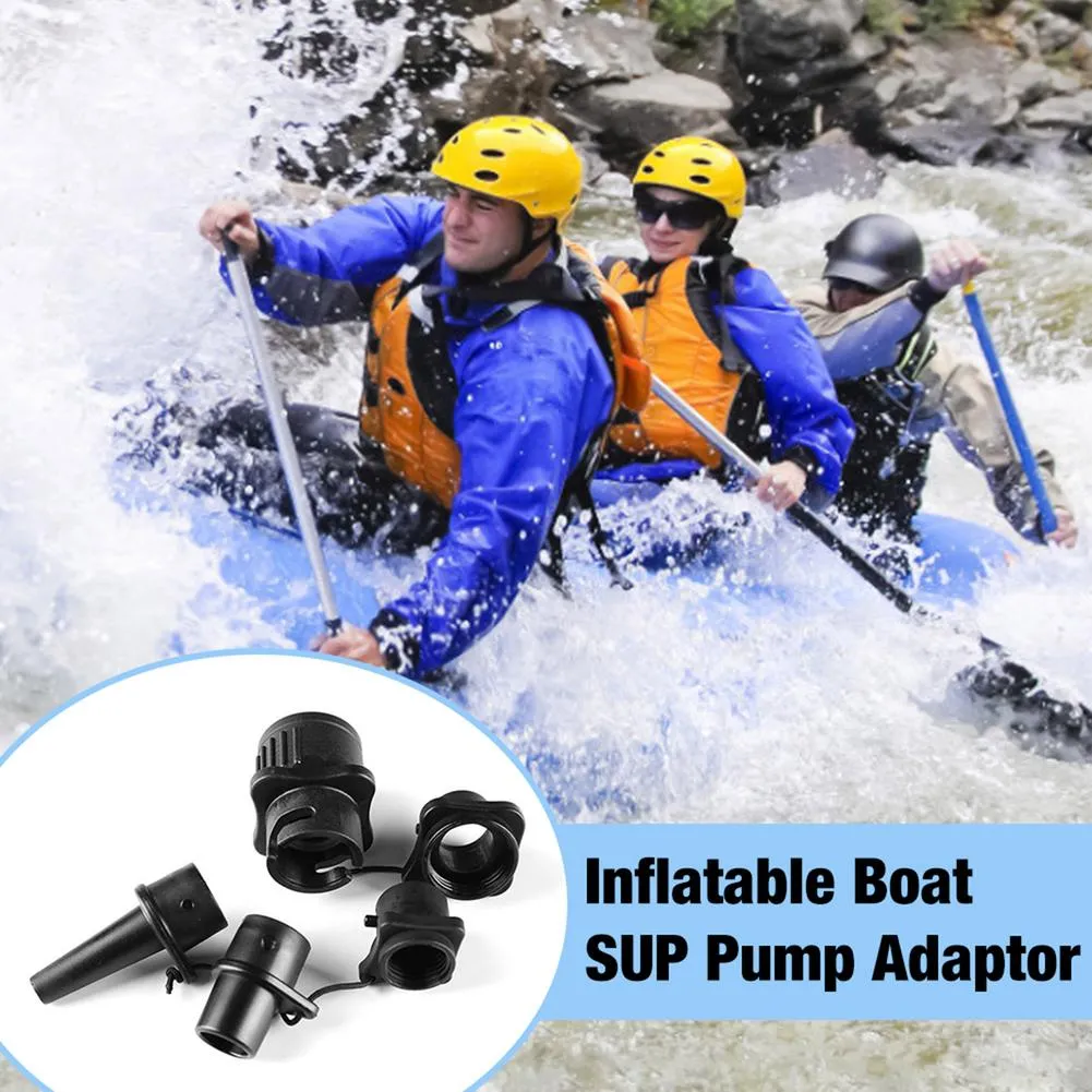 Valve Adapter SUP Pump Adapter Surf Paddle Board Dinghy Tool Canoe Assault Boat 4 Nozzle Iatable Rowing Boat Air Valves Лодки