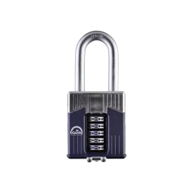 Warrior® Open Long Shackle Combination Padlock | Boron Steel | Combi 65/2.5