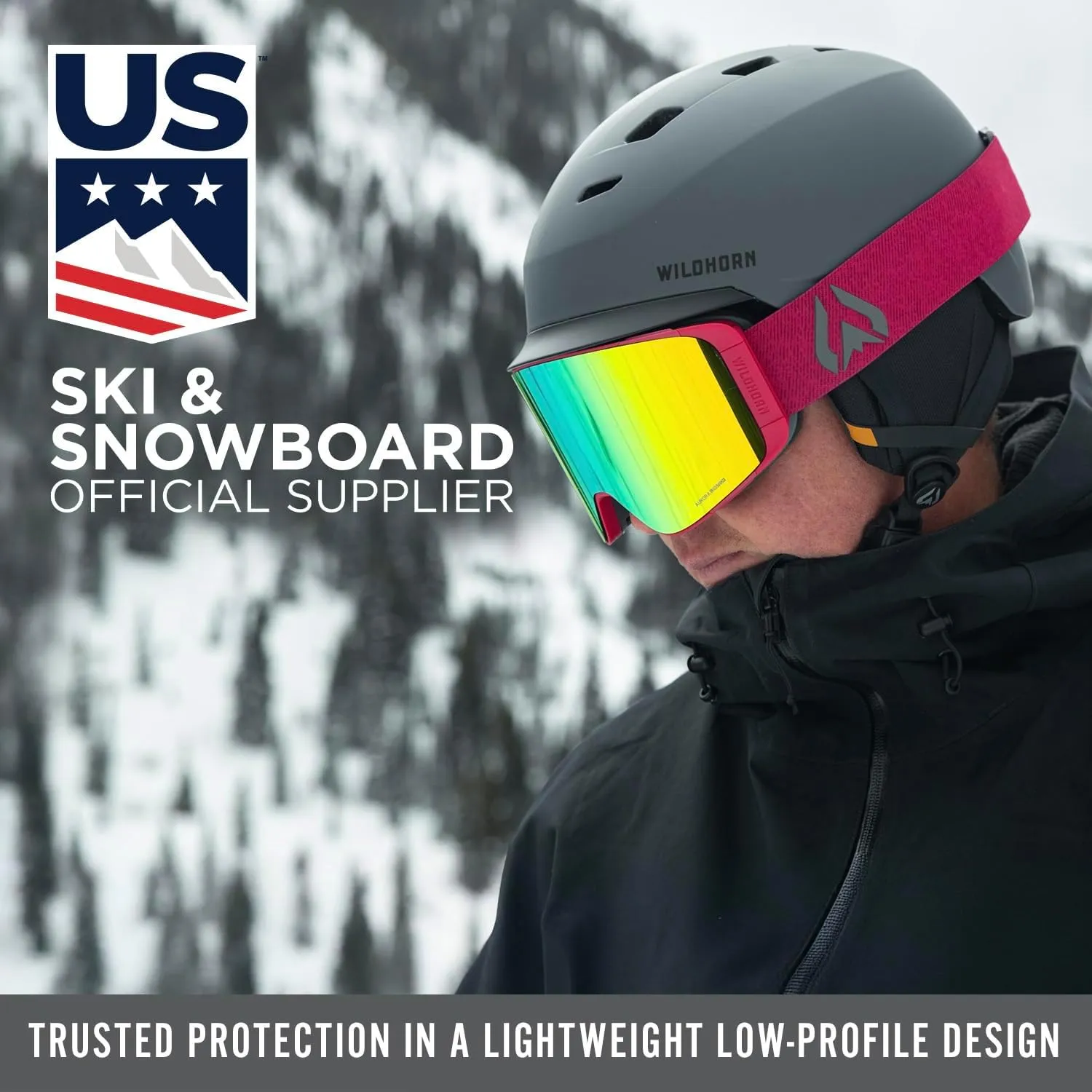 Wildhorn Drift Snowboard Helmet, Ski Helmet Women Men & Youth - US Ski Team Official Supplier - Lightweight with 13 Adjustable Vents, Premium Construction
