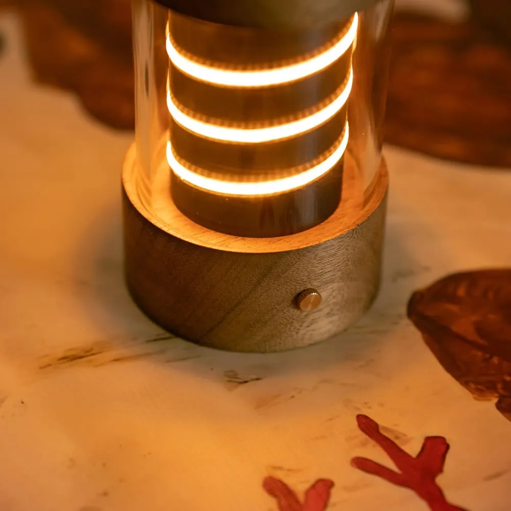 Wooden LED Camping Lantern - Portable Lantern