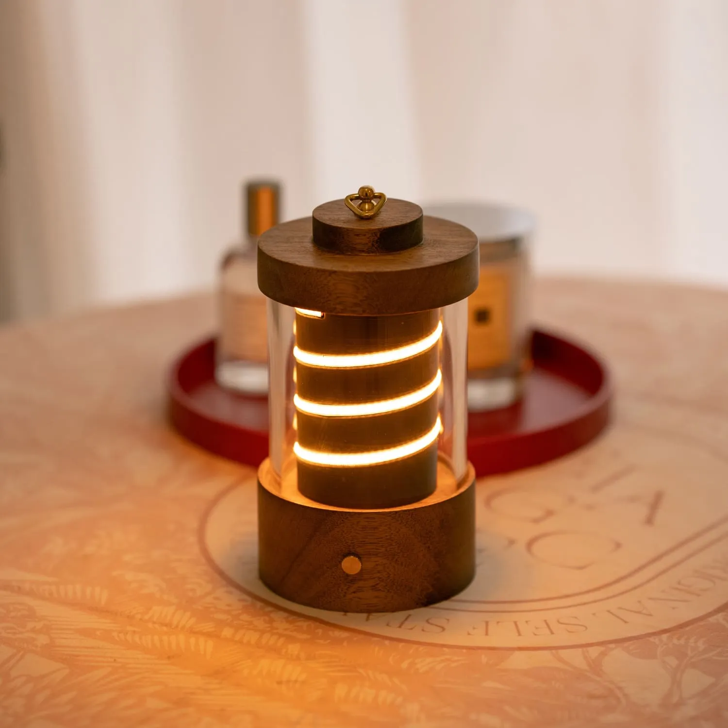 Wooden LED Camping Lantern - Portable Lantern