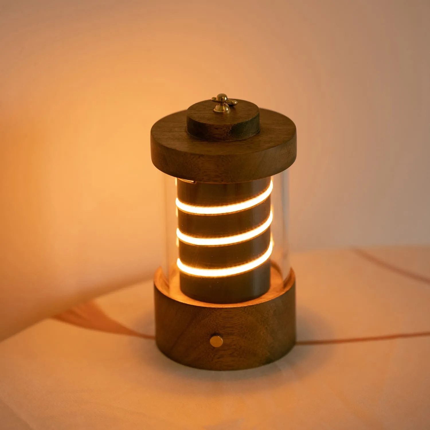 Wooden LED Camping Lantern - Portable Lantern