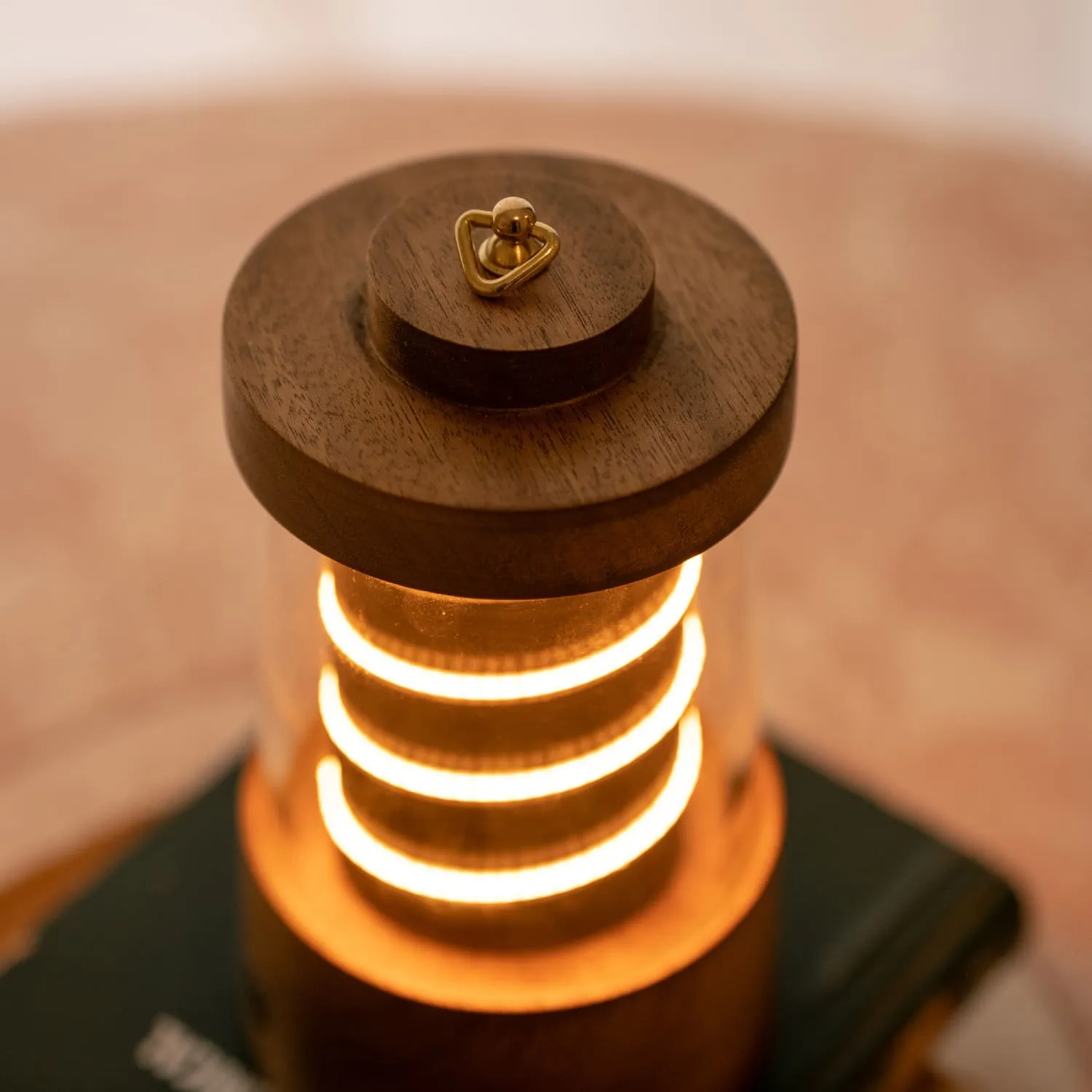 Wooden LED Camping Lantern - Portable Lantern